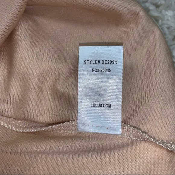 Lulus "All of My Heart" Lace Skater Dress White Nude V-neckline Size Medium - Picture 12 of 15